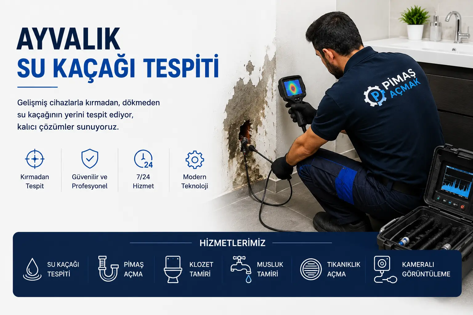 Ayvalık Su Kaçağı Tespiti