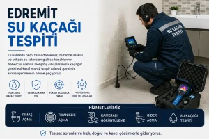 Edremit Su Kaçağı Tespiti