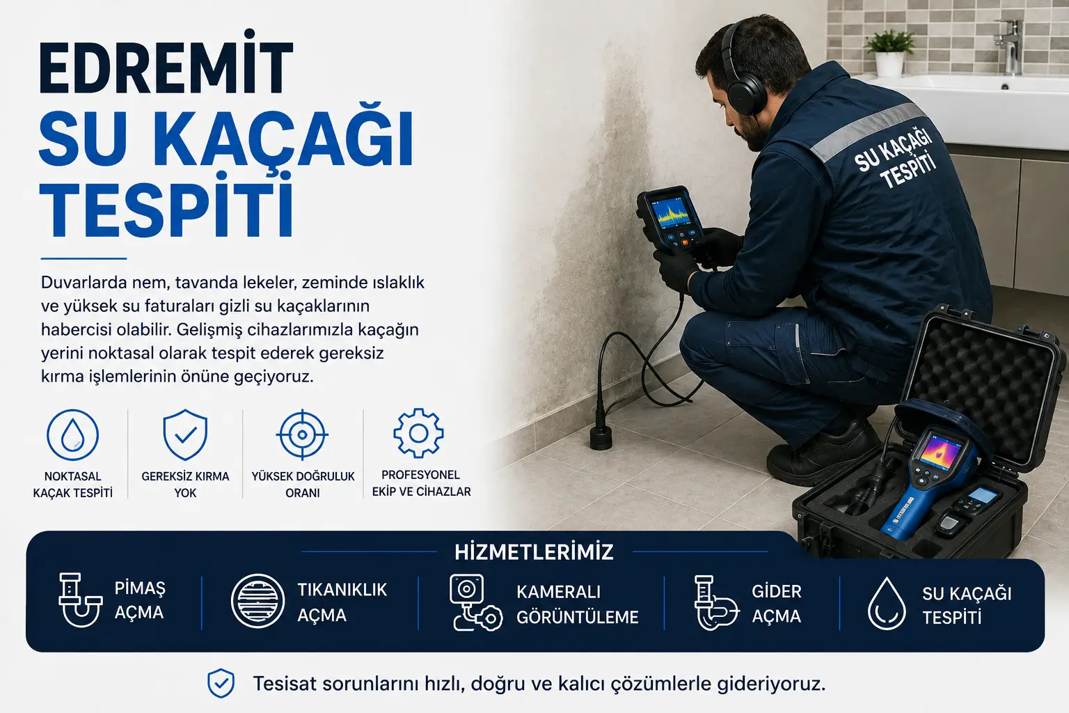 Edremit Su Kaçağı Tespiti